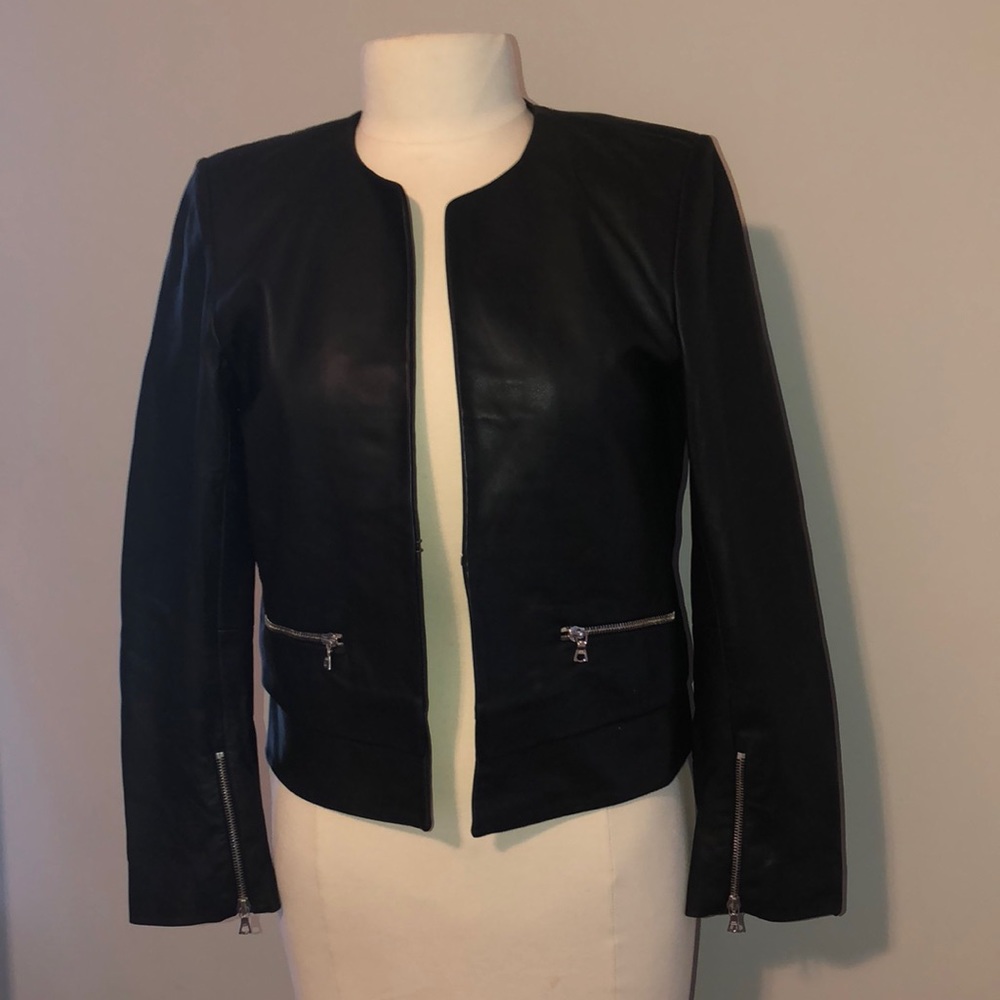 Sandro Paris Leather Jacket sz 3